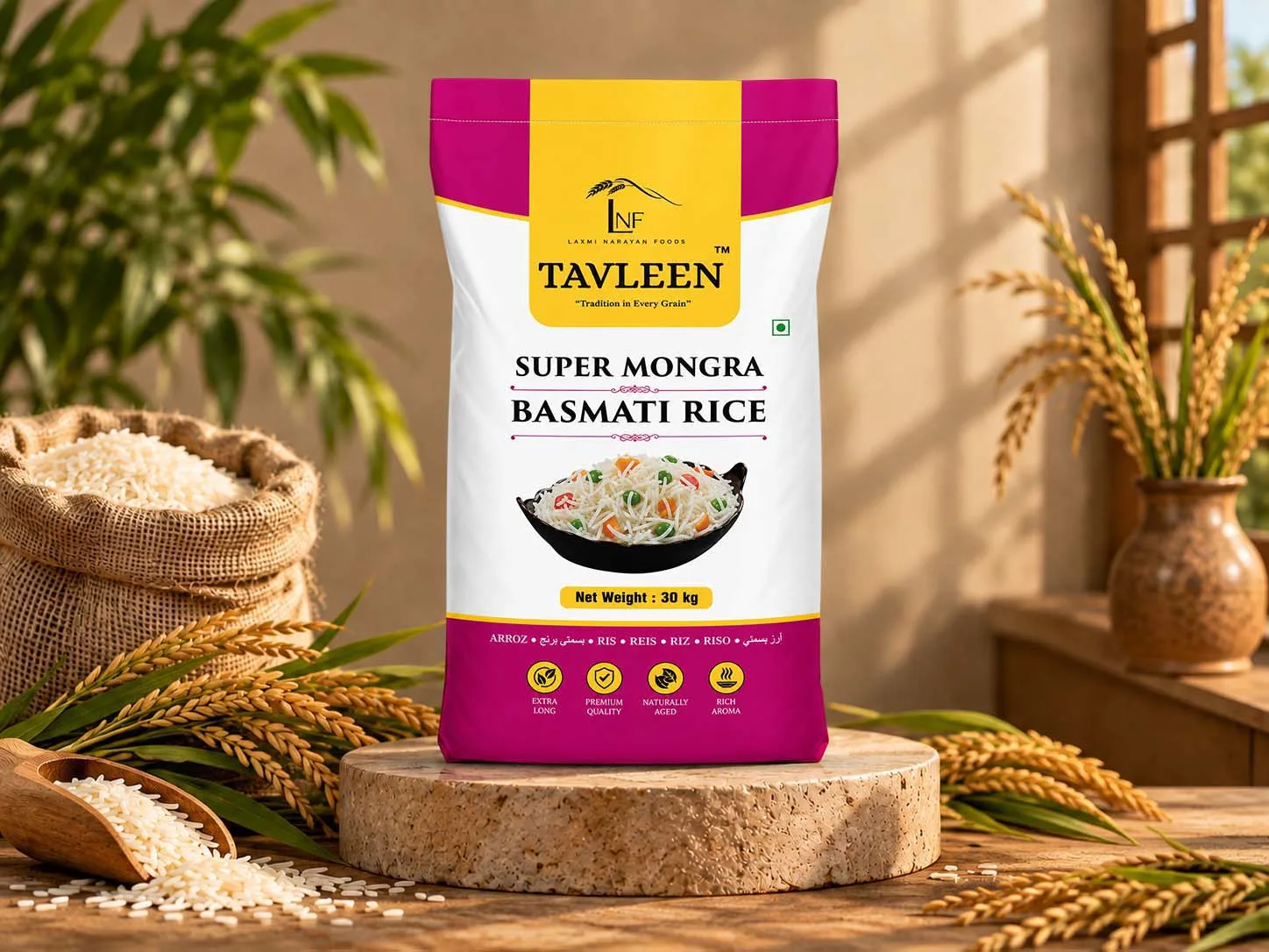 Super Mongra Basmati Rice - Tavleen Rice